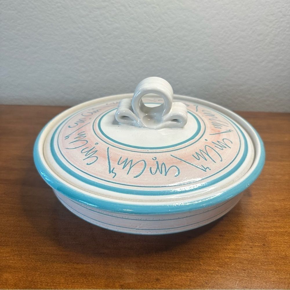 Vintage Yunnan artisan stoneware lidded pot